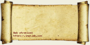 Valentina Mladić vizit kartica